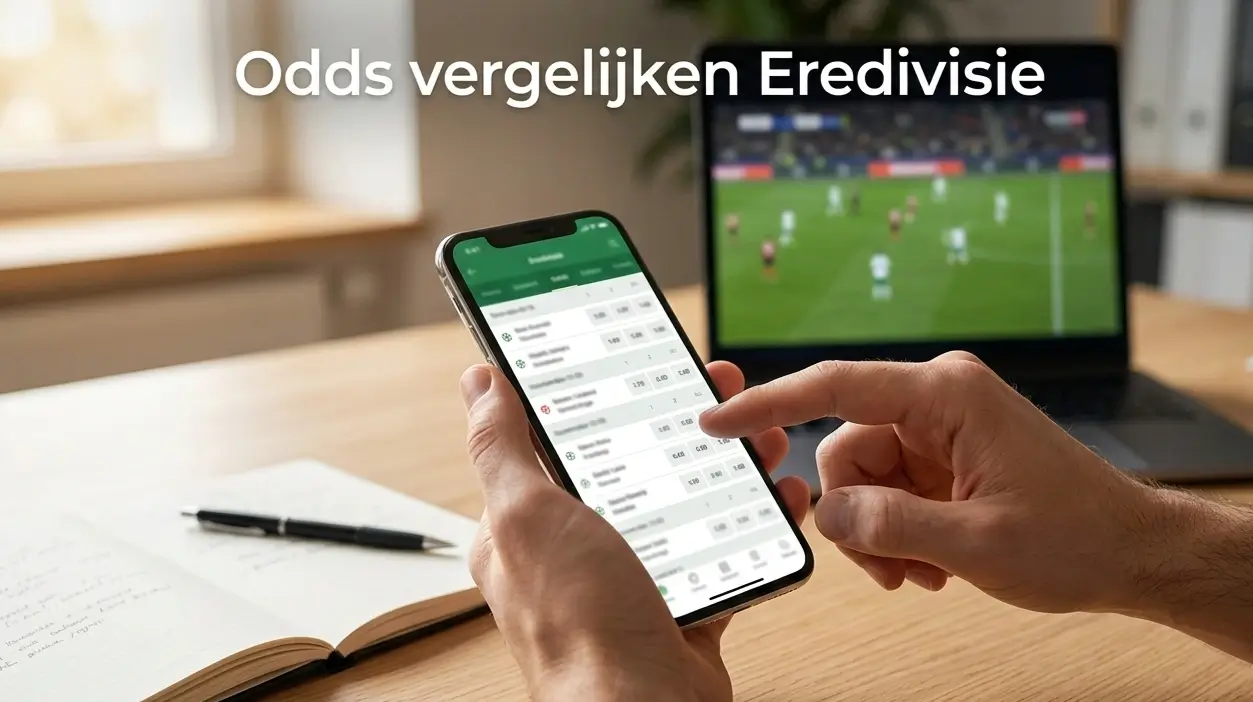 Vergelijking van kampioensodds bij Nederlandse bookmakers voor de Eredivisie