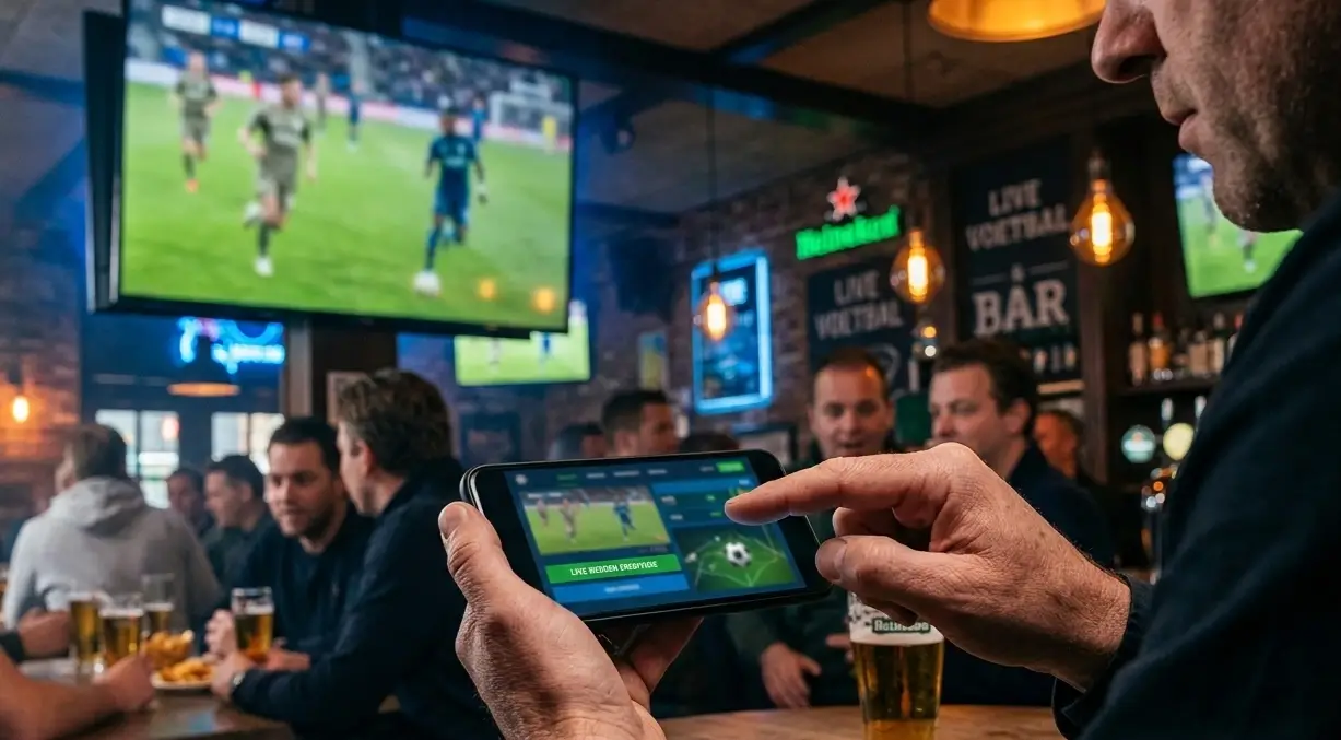 Live wedden op de Eredivisie — in-play weddenschappen tijdens een voetbalwedstrijd